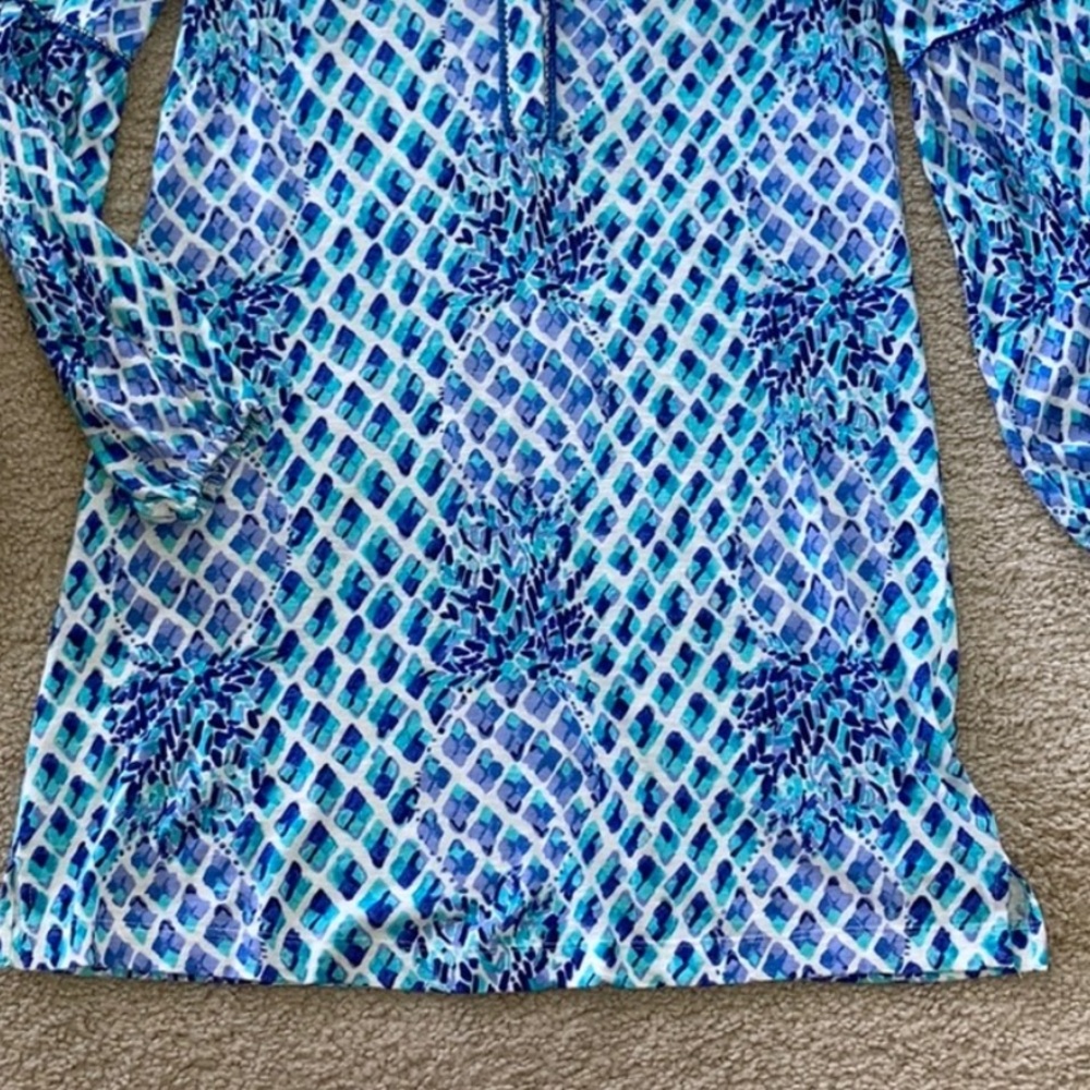 Lilly Pulitzer Joy Dress Resort White Toe In Engineered  Dress - Picture 8 of 9
